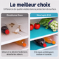 Tapis de clayette de réfrigérateur imperméables