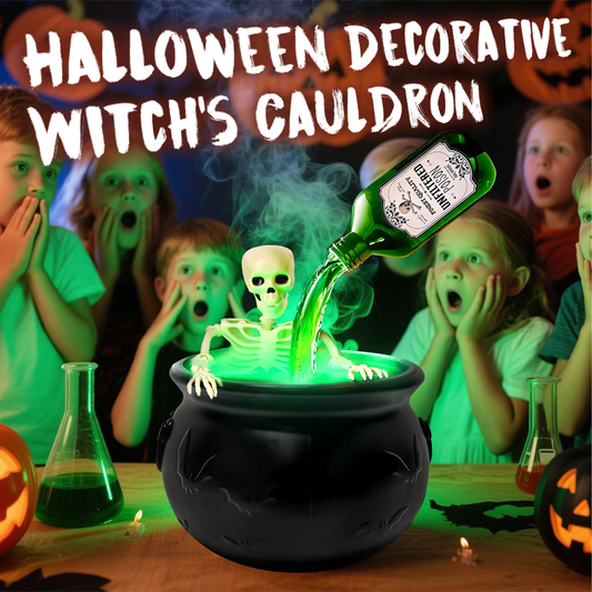 ⏳Offre limitée dans le temps : 50 % de réduction 💥Chaudron de sorcière pour décoration d'Halloween
