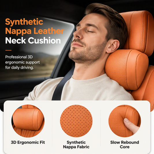 🚗🚗✨ 50 % DE RÉDUCTION ! Coussin de soutien cervical pour appui-tête de voiture – Confort optimal pour la nuque et la tête lors des longs trajets 🛣️💺