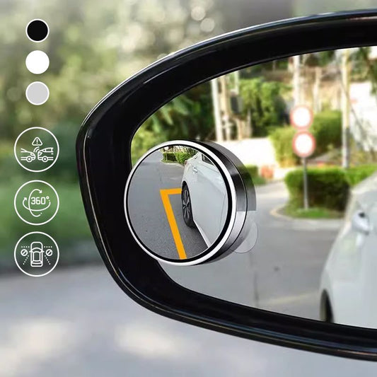 💥 1 ACHETÉ = 1 OFFERT – 🚗 Rétroviseur d'angle mort convexe à 360° – Rétroviseur latéral de voiture réglable