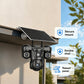 📹 -50% AUJOURD'HUI SEULEMENT 🔆 Caméra Solaire Triple Objectif — Vue 360°, IP67, Sans Fil