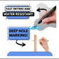 🎯 1 acheté, 1 offert ! Marqueur de précision à pointe longue – Idéal pour les trous profonds et les interstices étroits, étanche, pour carrelage, bois, métal et plus encore ! 🛠️✨