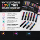 🔥🎁 2 achetés, 1 offert ! 🥳💞 Plus de 50 000 vendus ! 🎨💇‍♀️ Peigne colorant temporaire pour cheveux – Mèches rapides et douces pour les fêtes et festivals | Compact et portable