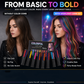 🔥🎁 2 achetés, 1 offert ! 🥳💞 Plus de 50 000 vendus ! 🎨💇‍♀️ Peigne colorant temporaire pour cheveux – Mèches rapides et douces pour les fêtes et festivals | Compact et portable