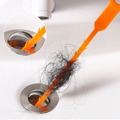 🚿✨50% DE DESCONTO Apenas por tempo limitado! Removedor de cabelo para ralos | Limpador de entupimentos reutilizável para pia e chuveiro