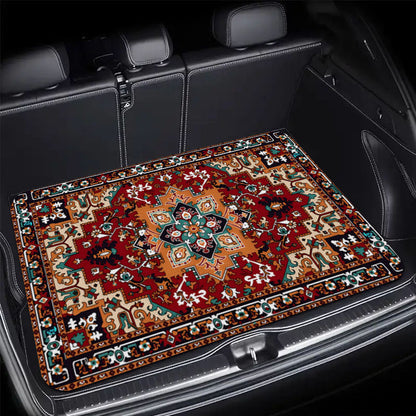 Tapis de Coffre de Voiture Universel – Protection en Velours Cristal & Base Antidérapante