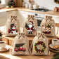 Sacs cadeaux Noël – Imprimés festifs, cordon & réutilisables