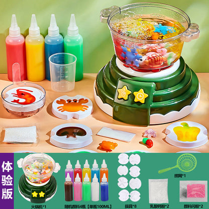 ⏳DERNIER JOUR DE VENTE ! 60 % DE RÉDUCTION !!🦄Kit de création de squishies Timetome pour enfants de 3 ans et plus | Coffret de jouets en gel « elfe magique de l’eau » avec 20 gels et 10 moules, activité sensorielle et lumineuse pour stimuler la créativité