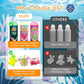 ⏳DERNIER JOUR DE VENTE ! 60 % DE RÉDUCTION !!🦄Kit de création de squishies Timetome pour enfants de 3 ans et plus | Coffret de jouets en gel « elfe magique de l’eau » avec 20 gels et 10 moules, activité sensorielle et lumineuse pour stimuler la créativité
