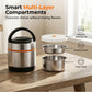 Bocal alimentaire isotherme multicouche en acier inoxydable
