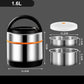 Bocal alimentaire isotherme multicouche en acier inoxydable