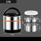 Bocal alimentaire isotherme multicouche en acier inoxydable