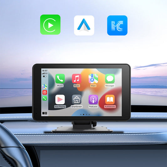 Écran CarPlay portable 2026 | Système d'infodivertissement automobile multi-appareils à large compatibilité