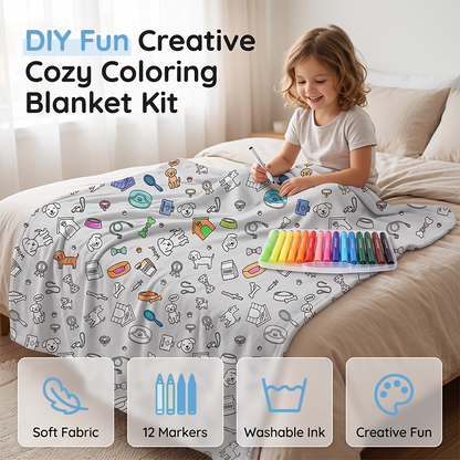 Kit de couverture à colorier créative et confortable