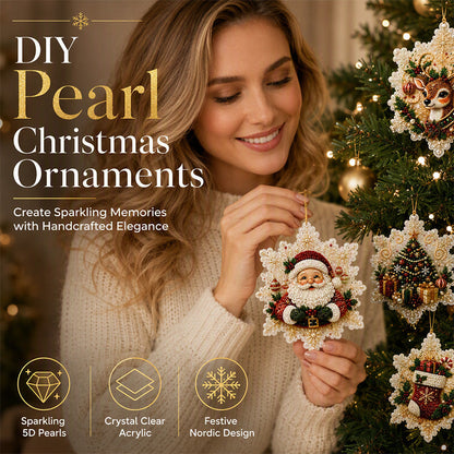🎄 PROMO FLASH : 50% DE RÉDUCTION ! Kit de Décorations de Noël DIY – Strass 5D Nacrés & Acrylique Premium for un Sapin Étincelant à Créer Soi-Même ✨🎁