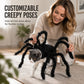 Déguisement d'araignée effrayant pour animaux de compagnie (chien ou chat) - Combinaison transformable en peluche