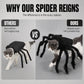 Déguisement d'araignée effrayant pour animaux de compagnie (chien ou chat) - Combinaison transformable en peluche