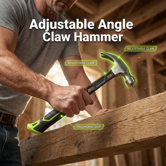 🔨🏗️ Marteau à clous polyvalent et durable - qualité professionnelle et traité thermiquement - poignée antidérapante, parfait pour la construction de charpentes, la démolition ou les travaux de rénovation - durable et équilibré 🛠️