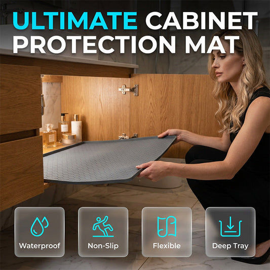 Tapis multifonctionnel en silicone pour sous-évier