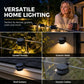 Lampes murales de gouttière solaires LED étanches d'extérieur