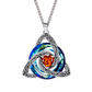 Women's Celtic Knot Birthstone Pendant Necklace