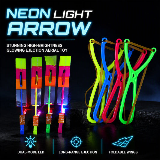 Hélicoptères à LED Slingshot, jouet volant