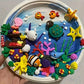 Ensemble d'argile légère multicolore