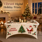 Nappe extensible de Noël pour tables rectangulaires