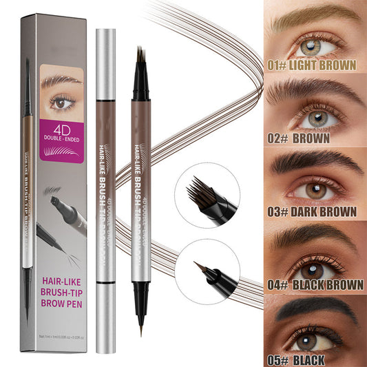 Stylo à sourcils liquide waterproof 2 en 1