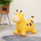 Girafe mignonne en forme d'animal sauteur pour enfants