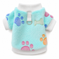 Pull chaud pour animal de compagnie avec anneau pour laisse