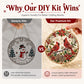 Kits de décorations de Noël à faire soi-même avec des perles pour adultes