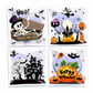 Sachets autocollants pour friandises d'Halloween, parfaits pour emballer les biscuits