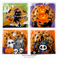 Sachets autocollants pour friandises d'Halloween, parfaits pour emballer les biscuits