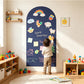 Tableau blanc magnétique autocollant pour dessin d'enfants