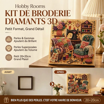 Kit de Diamond Art Creative Escape