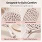 Brosse à cheveux portable volumisante et démêlante