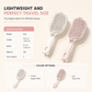 Brosse à cheveux portable volumisante et démêlante