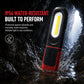 Lampe de travail LED COB rechargeable avec base magnétique