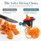 Handheld Spiral Vegetable Slicer and Grater