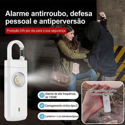 🔥🔥PRODUTO DE SUCESSO🎁 Sirene alta de 130 dB com luz intermitente - Alarme de segurança de emergência