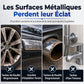 🔥-50% DE RÉDUCTION✨Pâte polissante métal chromé 🛠️Avec brossette, supprime rouille & traces, restaure l'éclat instantanément