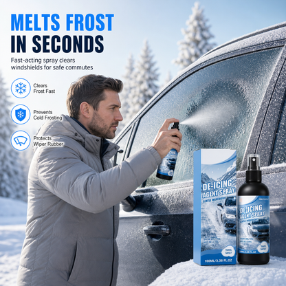 Car Windshield and Window Glass De-Icing and Snow Melting Spray for Winter 100ml