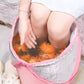 Bassin pliable pour bain de pieds