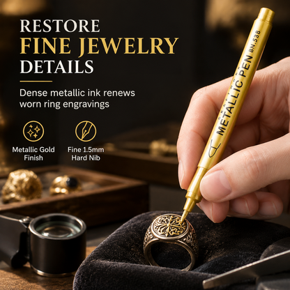 Feutre métallique pour bijoux