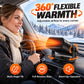 Dégivreur portable 12V/24V pour voiture et pare-brise avec purificateur d'air pour véhicules