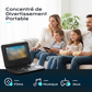 Lecteur DVD/EVD portable de 7,8 pouces avec fonction de jeu