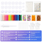 📢📢 -52% !! ⏰💞 Plus de 50 000 ventes ! 🧪 Kit de fabrication de balles anti-stress à presser DIY – mélangez de la pâte à modeler colorée et des éléments scintillants, un loisir anti-fuite et à remontée lente, sans dégât pour les enfants ! 🎨✅