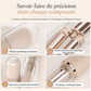 💄 OFFRE LIMITÉE : -50% ! 🪞 Ensemble de 5 brosses à maquillage rétractables et portables – Capsule de maquillage de voyage, poils synthétiques doux, outil compact pour retouches 👜