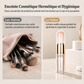 💄 OFFRE LIMITÉE : -50% ! 🪞 Ensemble de 5 brosses à maquillage rétractables et portables – Capsule de maquillage de voyage, poils synthétiques doux, outil compact pour retouches 👜